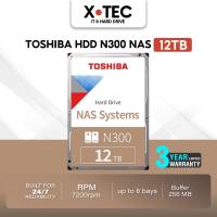 ราคา Toshiba NAS HDD (12TB) 3.5" SATA 3.5 รุ่น (N300) :7200RPM C/B 512 MB Internal Harddisk TSB-HDWG21CUZSVA For Nas. (24414054752)