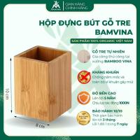 ราคา BAMVINA กล่องปากกาตั้งโต๊ะไม้ไม้ไผ่ขนาดกะทัดรัด, กล่องปากกาไม้ไม้ไผ่แบบพกพาสําหรับตกแต่งสถานที่ทํางานที่ปราณีต/ศึกษา (26225234797)