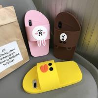 ราคา เคสรองเท้าแตะ Silicone BROWN iphone 6/6s+ (4587166355)