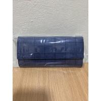 ราคา กระเป๋าสตางค์2พับสียีนส์หนังแท้ (15744361605)