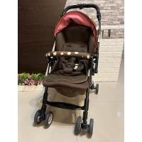 ราคา รถเข็นเด็กมือสอง ยี่ห้อ Aprica รุ่น Laura Coco Chi สีน้ำตาลลายจุด (11194506458)