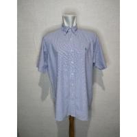 ราคา KEMEJA Ralph Lauren เสื้อเชิ้ตสั้นลายตารางหมากรุกสีน้ําเงิน (41705798171)