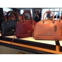 ราคา Coach กระเป๋าทรงโดม mini 10นิ้ว สีแดง 1ใบ มือ1ป้ายห้อย ส่งฟรีEMS ของแท้ % ใบเสร็จ แคร์การ์ด ส่งฟรีems (1924336824)