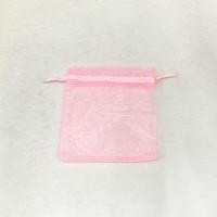 ราคา ถุงใส่เครื่องประดับ ถุงผ้าแก้ว สีชมพู ขนาด 9x12cm ถุงใส่ของชำร่วย ถุงตะข่าย ถุงหูรูด *มีหลายสีมาก* (19284994678)