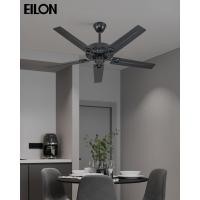 ราคา GlobalHouse EILON พัดลมเพดานคลาสสิค 5 ใบพัด มีโซ่ดึง 48" รุ่น ZW-0008/5P สีดำ สินค้าของแท้คุณภาพดี (19694223578)