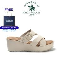 ราคา Santa Barbara Ladies Sandals รองเท้าส้นเตารีดแบบสวม S0221078 รองเท้าแตะส้นเตารีด (48007616708)
