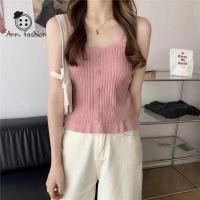 ราคา Ann เสื้อกล้าม เสื้อสายเดี่ยวไหมพรม แต่งกระดุมหน้า ชายเสื้อระบาย ผ้าร่องไหมพรม มี7สี ผ้ายืดหยุ่นใส่สบาย #403 (17165939403)