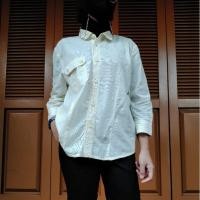 ราคา เสื้อเชิ้ตผู้หญิงสีเหลือง KEMEJA (44422085376)