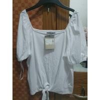 ราคา CC DOUBLE O เสื้อแฟชั่นผู้หญิงสีขาว งานShopแท้ % (3496662251)
