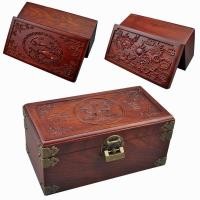 ราคา คําแนะนําของสิ่งที่ดี กล่องเครื่องประดับมะฮอกกานีกล่องเก็บชิงชันกล่องเก็บเครื่องประดับไม้เนื้อแข็งกล่องเครื่องประดับล็อคไม้ (40529370214)