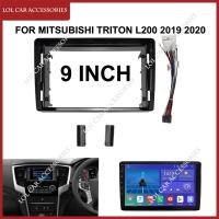 ราคา 9 นิ้วสําหรับ Mitsubishi Triton L200 2020 รถวิทยุ Android สเตอริโอ GPS MP5 ผู้เล่นปลอกกรอบ 2 Din หัวหน่วย Fascia ฝาครอบ (29065669087)