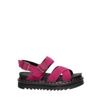 ราคา Dr. Martens รุ่น Voss II รองเท้าแตะหนังกลับเนื้อหยาบผู้หญิง - สี Fuchsia Pink (42208914223)