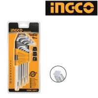 ราคา INGCO ประแจแอล หัวท๊อกซ์ รุ่น HHK13091 ประแจแอลหัวจีบ ประแจ hhk13091 ประแจตัวแอล ประแจหัวจีบ ประแจหัวท๊อกซ์ อิงโก้ ingco (18248058678)
