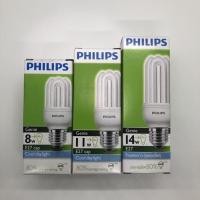 ราคา Philips หลอดตะเกียบประหยัดไฟ จีนี่ 8w, 11w, 14w (3092541488)