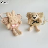 ราคา กระเป๋าสะพาย FRESHX แบบใหม่ ลายหมีน่ารัก สีสันสดใสสำหรับเด็ก (56756036600)