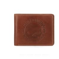 ราคา New Arrival กระเป๋าสตางค์ Harley-Davidson Men's Embossed Willie G Skull Bi-Fold Leather Wallet - Brown MWM055/3 (42059185526)