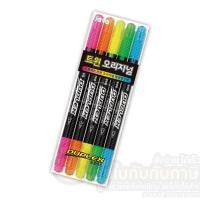 ราคา ปากกา JAVA DUPLEX ปากกาเน้นข้อความ 2หัว สีสด สีออริจินอล เซ็ต5สี ปากกาไฮไลท์ จำนวน 1เซ็ต พร้อมส่ง ไฮไลท์ (11959474554)