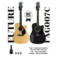 ราคา Future กีต้าร์โปร่ง 41" ชายเว้า Acoustic Guitar 41" Cutaway รุ่น FAG-007C (214072676)