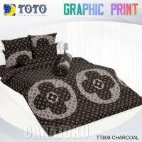 ราคา TOTO (ชุดประหยัด) ชุดผ้าปูที่นอน+ผ้านวม ลายกราฟฟิก Graphic Print TT808 CHARCOAL สีดำ #โตโต้ กราฟฟิก (27529141826)