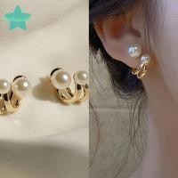 ราคา [BigHouseSea] ต่างหูมุกเกาหลี 2021 สําหรับผู้หญิงแฟชั่น Simple Pearl Stud Ear Clip ใหม่ (29907869666)