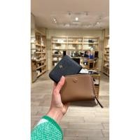 ราคา Tory Burch Emerson Mini Wallet กระเป๋าสตางค์ใบสั้นซิบรอบ สีดำ (52056404365)