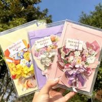ราคา 【มีกล่องกันฝุ่นใส】การ์ดอวยพร ดอกไม้แห้งการ์ดอวยพรวันเกิด การ์อวยพร ใช้สำหรับ วันครบรอบ วาเลนไทน์ ปัจฉิม เทศกาล (52808110359)