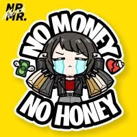 ราคา Yahata Umiri "No Money No Honey" สติ๊กเกอร์ไวนิล fanmade Bang Dream Ave Mujica (44402391888)