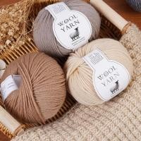 ราคา 1 ม้วน 50g Merino Woolen Yarn Ball Medium-coarse สําหรับ Hand-knitting DIY ผ้าพันคอผ้าพันคอหมวกเสื้อกันหนาวเส้นด้าย (43721037933)