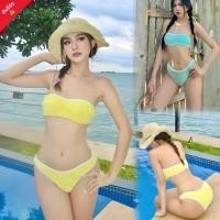 ราคา จัดส่งจากกรุงเทพชุดว่ายน้ำบิกินี่ บิกินี่เกาะอก ชุดว่ายน้ำ 2 พีซ ลายพิมพ์ สไตล์ใหม่ ผ้าคุณภาพสูง (26875048196)
