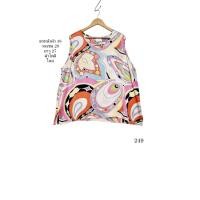 ราคา มือสอง used เสื้อสาวอวบ เสื้อแขนกุด คอกลม ใหม่ ผ้าโพลี อกหน้าผ้า 48 วงแขน 20 ยาว 27 นิ้ว #sonoma (27623942121)