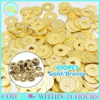 ราคา 100PCS เหรียญจีนโบราณโลหะ 1 ซม. Feng Shui เหรียญสําหรับ DIY อุปกรณ์ตกแต่งและ Lucky ของขวัญ (56206181523)