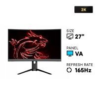ราคา (มือสอง) MSI 2K MONITOR CURVED (จอมอนิเตอร์ จอโค้ง ) 27" รุ่น OPTIX MAG272CQR 2K 165Hz (45452147839)