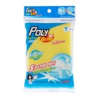 ราคา Poly-Brite ฟองน้ำหุ้มตาข่าย รุ่น สปอนจ์อัลตร้า คละสี 1 ชิ้น (22584499368)