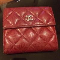 ราคา Chanel Small Wallet Red Caviar!! (114621282)