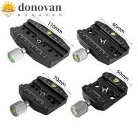ราคา Donvan กล้อง Clamp Quick Release, 3/8 ถึง 1/4 สกรู Ball Head Mount Quick Release แผ่น, DSLR SLR 50 มม./70 มม./90 มม./110 มม.อาชีพขาตั้งกล้อง Monopods Clamp Arca Swiss แผ่น (29356936841)