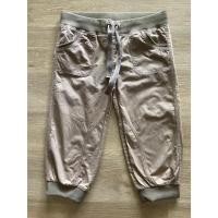 ราคา assiGn กางเกงขา 4 ส่วน สีน้ำตาล เอวยางยืด มีเชือกผูกโบว์ แต่งปลายขาจั๊มผ้าcotton Size:XL รอบเอว: 36 นิ้ว มือสอง สภาพดี (25634869469)