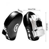 ราคา ❤ 【In Stock】1 Pair Punch Mitts Curved Focus Kickboxing Punching Pads PU Leather Taekwondo Ha (29004805717)
