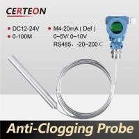 ราคา High Temperature Submersible Level Transmitter Stainless Steel Cable 4-20mA RS485 Liquid Level Sens (44905071606)