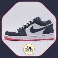 ราคา รองเท้าผ้าใบ BEST QUALITY Air _ Jordan 1 Retro LowObsidian Ember Glow 553558_ _ Nike _ รองเท้า FULL (26105106109)