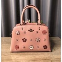 ราคา กระเป๋า coach MINI LILLIE CARRYALL WITH DAISY APPLIQUE (COACH 91142) (5159165782)