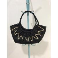ราคา กระเป๋าสะพายหนังสีดำลายสาน ขนาด 6*16” (50508211680)