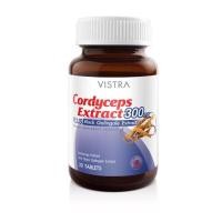 ราคา Vistra Cordyceps Extract 300 mg. 30 เม็ด วิสทร้า สารสกัดจากถั่งเช่า 300 มก. ผสมสารสกัดจากกระชายดำ (9364663691)