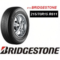ราคา ยาง BRIDGESTONE 215/70R15 Duravis R611 ปี25 ยางใหม่ พร้อมจุ๊ปลมยางแท้ (44077850016)