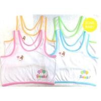 ราคา ตัวละ 45 บาทเสื้อกล้ามซับในเด็กแบบสวม ครึ่งตัว free size กุ๊นขอบสีหวาน สกรีนลายการ์ตูนน่ารัก (1738724026)