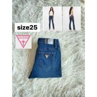 ราคา Guess denim flared jeans แท้% มือสอง (24221181364)