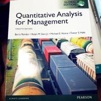 ราคา Quantitative Analysis for Management (12th Edition) (7702963851)