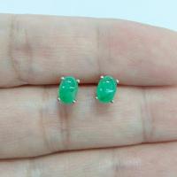 ราคา ต่างหูพลอยมรกต emerald พลอยแท้ค่ะ (24662890656)