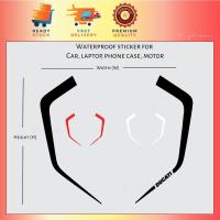 ราคา [D2]DUCATI 1199 Panigale R สติกเกอร์จมูกสะท้อนแสง stiker racing motogp motosport superbike หมวกกันน็อคกันน้ําไวนิล (23143555320)