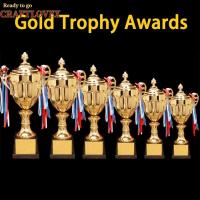 ราคา CRAFTLOVEX Gold Trophy รางวัล, Champion Metal Model Small Cup, คุณภาพสูงพร้อมฝาปิดการแข่งขันฟุตบอลโรงเรียนรางวัล Supply Winner Award Trophy ของเล่นเด็กรางวัล (27044212285)