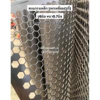 ราคา ตะแกรงเหล็ก รูหกเหลี่ยม รูถี่ 6มม. หนา0.7มม ตาข่าย มีหลายขนาด รังผึ้ง หน้าตู้ลำโพง DIY ไส้ท่อ เครื่องเสียง มอเตอร์ไซค์ (20082461781)